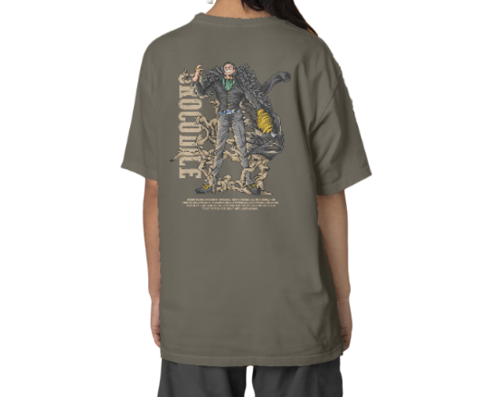 Unisex Oversized One Piece Crocodile Graphic T-Shirt